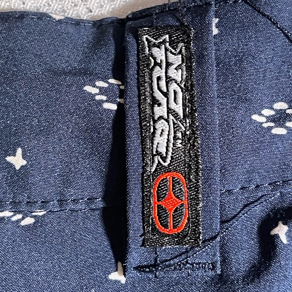 No Fear Board Shorts Swim Trunk Shorts Blue Mens Size 34 - Picture 5 of 7